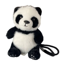 Peluche de soutien émotionnel Pandy – Panda réaliste en fourrure ultra-douce, compatible avec l'IA Pandy, 15 cm