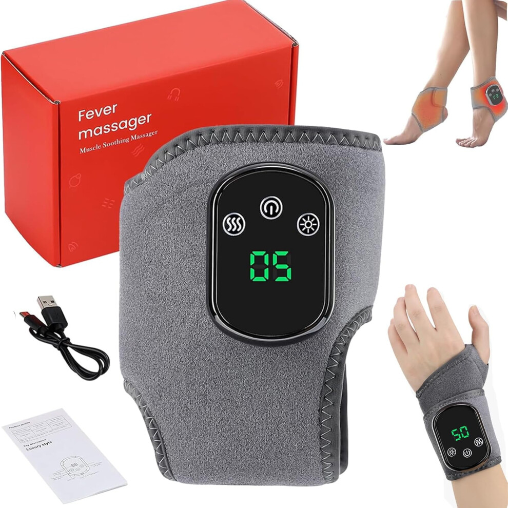 Soleva Heated Foot Massager with Graphene Therapy, Pain Relief & Circulation Boost, Smart Temp Control â Compatible with All Feet