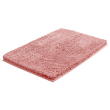 Tapis de bain antidérapants à poils longs, extra épais et doux, en microfibre pelucheuse absorbante, lavable en machine (50 x 75 cm)