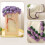 Handmade knitted rose bouquet blanket 1 piece 1