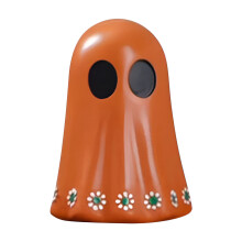 Figurki meksykańskich duchów na Halloween, dekoracja na Dzień Zmarłych, terakotowa, piętrowa taca na biurko, półkę, kominek – kompatybilna