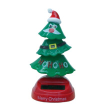 Solar-Powered Christmas Dancing Toy, Swinging Tree Bobblehead for Dashboard & Window – Compatible with Solar Charging