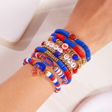 Bracelet bohème football pour hommes et femmes – Empilable