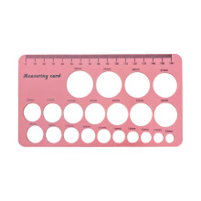 Silicone Nipple Ruler & Flange Sizing Tool for Pumping – Soft, Pink, 1PC, Compatible with Most Breast Pumps