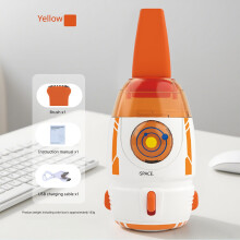Aspirateur de bureau Little Rocket, effaceur de clavier électrique portatif rechargeable, nettoyeur de clavier.
