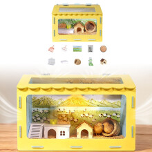 Terrario acrilico "Ruddy Chicken" per lucertole e piccoli animali domestici