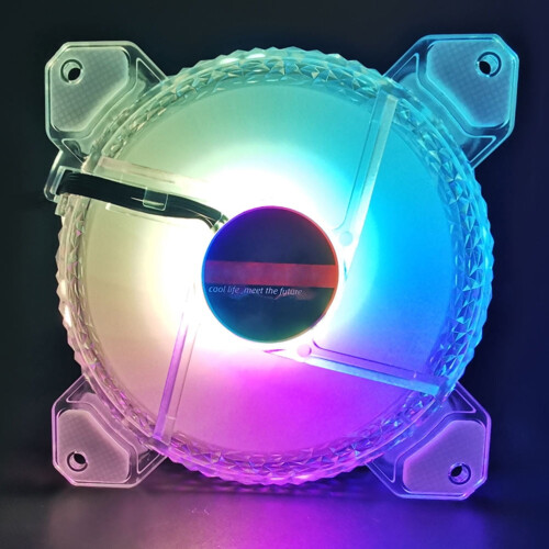 Rgb Lighting Computer Case Fan with Durable ABS Material and Quiet Cooling Performance