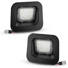 LED-Kennzeichenbeleuchtung für Toyota Camry/Highlander/Avalon/Prius/C/Yaris, 18 SMD, 6000 K, Weiß, IP68 wasserdicht, 2 Stück