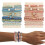 Parel haarelastiekjes, boho elastisch, 20 stuks 1