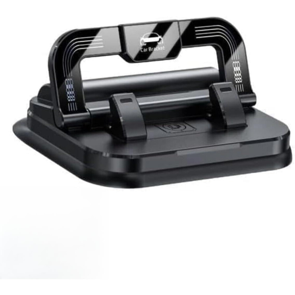 360 Rotating Car Phone Holder, Foldable 2-In-1 Dashboard Stand With Ultra-Strong Suction Cup Â Compatible With Iphone & Android 9558633922882