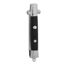 Foldable Comb Pocket Comb Spring Combs Novelty Push Button Folding Pocket Comb Folding spring comb-black