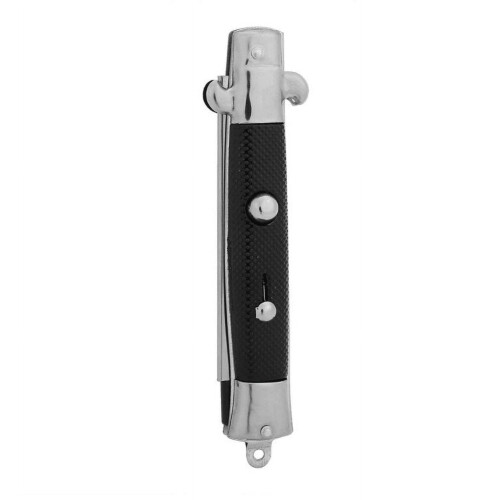 Foldable Comb Pocket Comb Spring Combs Novelty Push Button Folding Pocket Comb Folding spring comb-black