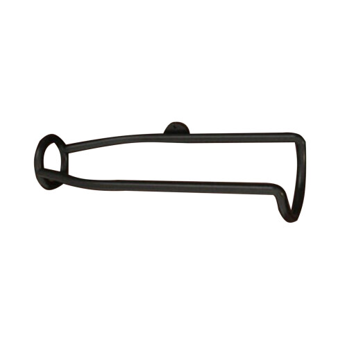 Wall-Mounted Iron Wine and Beer Rack Brown 7.67x3.74 in 1