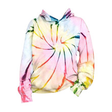 Hoodies,Unisex Kids Tie Dye Sweatshirt Boys Girls Hooded Kangaroo Pocket Pullover Hoodies,Hoodie,Yellow,2-3 Years