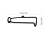Wall-Mounted Iron Wine and Beer Rack Brown 7.67x3.74 in 3