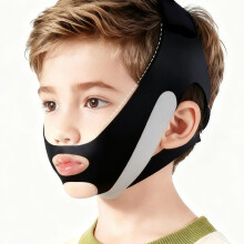 Anti-Snoring Chin Strap Adjustable Breathable Black