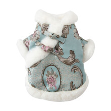 Wintermantel im Tang-Stil für kleine Hunde und Welpen