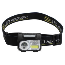 USB-wiederaufladbare LED-Stirnlampe zum Wandern und Campen