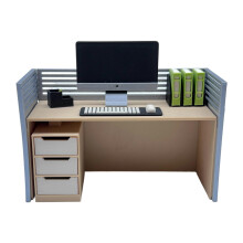 1Piece Miniature Desk Model Dollhouse Mini Computer Desk with Realistic Design for1 12Scale Dolls House Office Decor