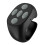 Rechargeable Bluetooth Shutter Remote for Smartphone Camera—Scroll Videos, Turn Pages, Adjust Volume, Compatible with TikTok 1