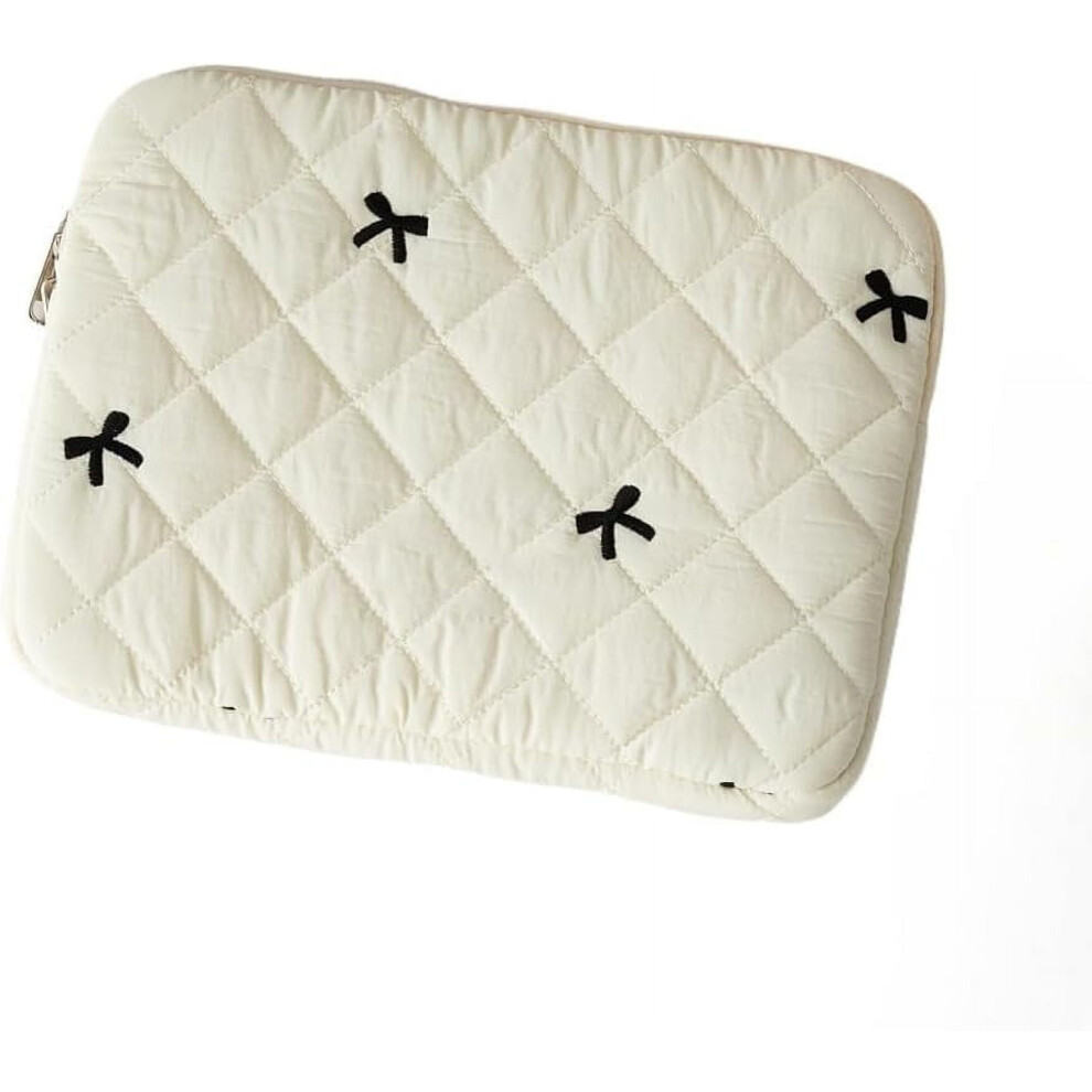 Cute Bow Tie Puffy Laptop Sleeve Coquette Carrying Laptop Bag Cover Y2k Preppy Tablet Liner Pouch Cottagecore Stuffs 9085618301801