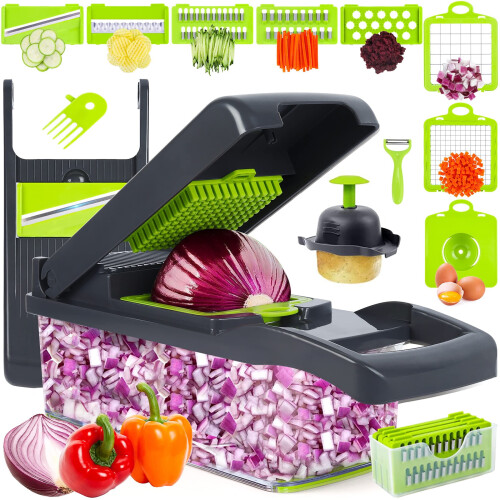 Hachoir à légumes multifonctionnel 13 en 1