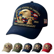 Czapka z okazji 250. rocznicy USA, czapka z okazji 250. rocznicy USA, czapka Patriot Cap, prezenty na uroczystości dla mężczyzn i kobiet