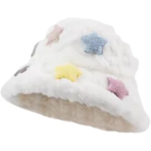 Leuke pluizige bucket hats voor dames, kawaii Y2K grunge pluizige warme pet esthetische bucket hats emo kleding chique bucket hat