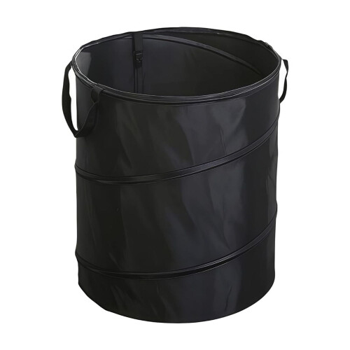 Camping Trash Can Collapsible, 10 Gallon, Black