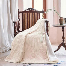 Electric Heated Blanket Beige 5060 inches 5 Heat Settings