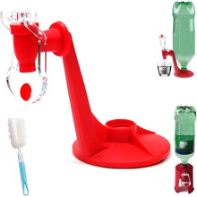 Distributeur de boissons gazeuses à pression manuelle, distributeur de bouteilles de soda de 2 litres avec robinet inversé pour les fêtes, les