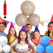 Kit d'arche de ballons gonflables réutilisables, 3/7 ballons en PVC avec élastiques, installation facile en une seule étape – Compatible avec la