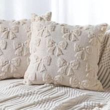 Housses de coussin de Pâques 45 x 45 cm, motifs lapins et fleurs, réutilisables pour canapé et salon.