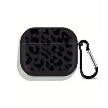 Elegante custodia in TPU con texture antiscivolo per auricolari di prima/seconda/terza/quarta generazione, con raffinata fantasia leopardata.