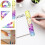 Bendable Colored Plastic Soft Ruler Flexible Measuring Tool for Home Office Drawing Measurement Needs 1