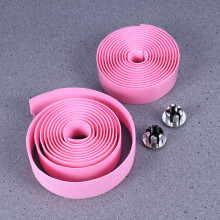 1Pair Pink Bicycle Handlebar Tape with Cork Thin Wall Anti Slip Design