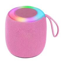Mini altavoz Bluetooth inalámbrico rosa portátil1