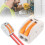 Συνδετήρες αγωγού Compact Lever, Πορτοκαλί ακροδέκτες ηλεκτρικών καλωδίων για 1
