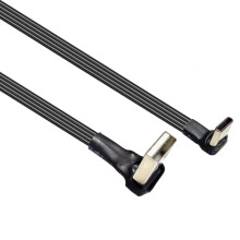 Câble de charge rapide USB-C vers USB-A à angle droit de 90
