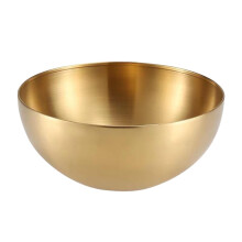 Home Decor Korean Stainless Steel Bowl,Korean Soup Rice Noodle Ramen Bowl, Multifunctional Cooking Basin, 5.91*2.76in