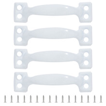 Lot de 4 poignées utilitaires en métal pour armoires et clôtures, poignées de porte de grange, poignées en fer haute dureté, quincaillerie de