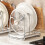 Kitchen Pot Lid Storage Rack with Spoon Rest 7