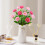 Bouquet di crisantemi artificiali con pigne (1 pezzo) 4