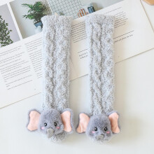5 Pairs Preemie Baby Terry Cotton Turn Cuff Socks for Newborn Girls Boys, Purple, M