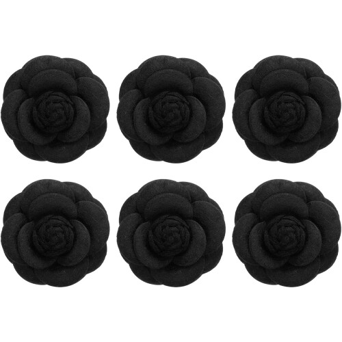 Καρφίτσα από ύφασμα Camellia – Καρφίτσα με τεχνητό λουλούδι για ρούχα, μαλλιά,