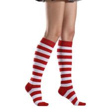 High Striped Socks Sweet Cute Striped Tube Sock Women Colorful Knee High Socks Long Tube Sports Socks for Women Girls