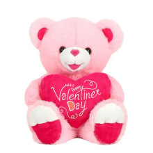 Ours en peluche pour la Saint-Valentin, 23 cm, ours en peluche en forme de cœur, cadeau idéal pour un anniversaire, une fête ou un mariage.