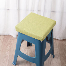 Tjock sittdyna djup sits 12x12 tum fyrkantiga sittdynor, skandinaviskt linne 1 st (grön)