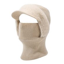 Čepice 3v1 s šálou a maskou, měkké čepice, pánské, podzimní, módní, obličejové masky, cyklistické, dámské, čepice a kšiltovky,