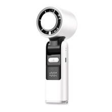 Ventilateur de refroidissement rechargeable à 100 vitesses, portable et compact pour l'extérieur et les petits espaces.